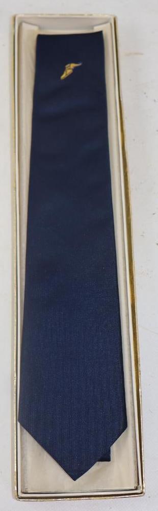 Goodyear Winged Foot Advertising Neck Tie in Original Box: 14" x 3" x .5"
