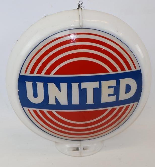 13.5" United Gas Pump Globe Lense (1 of 4)