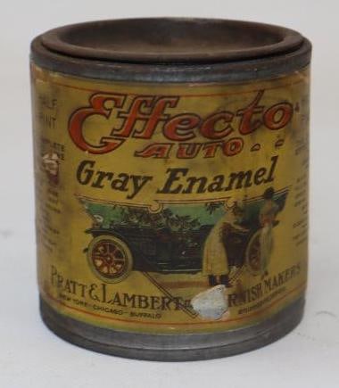 Graphic Effecto Auto Grade Enamel Paper Label Paint Can: Half pint