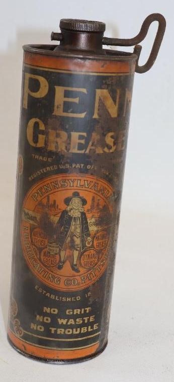 Early Graphic Penn Grease By Carven Engineering Company (1 of 2)