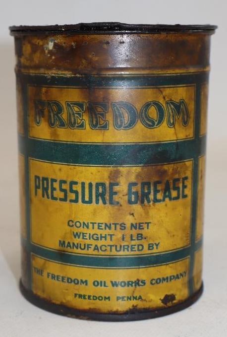 Freedom Oil Works 1lb Grease Can (1 of 2)