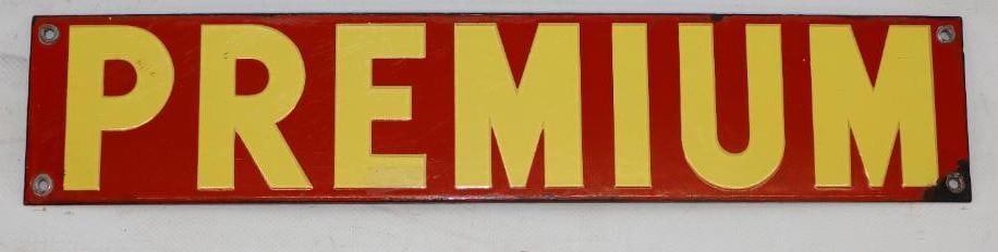 Deep Rock Premium Porcelain Gas Pump Plate (1 of 2)