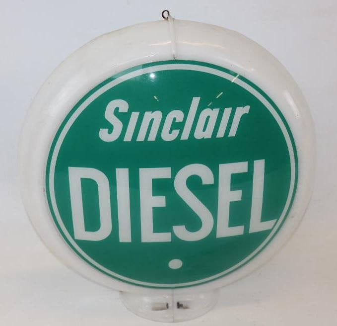 13.5" Sinclair Diesel Gas Pump Globe Lense (1 of 4)