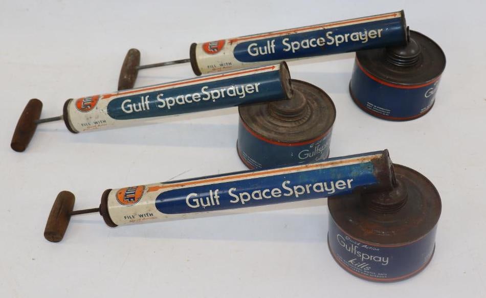 Group of 3 Gulf Space Sprayers (1 of 2)