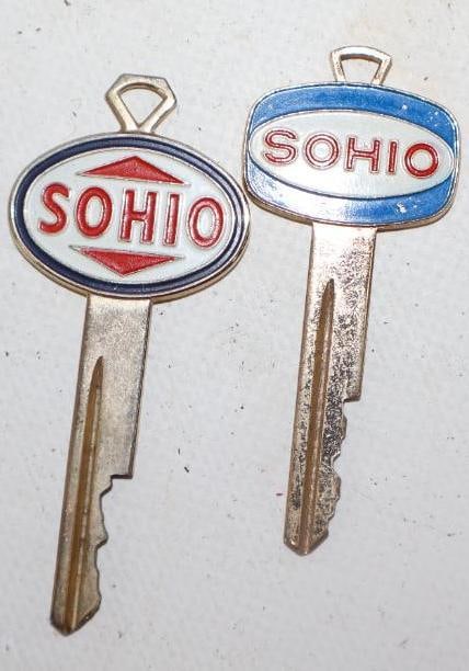 Group of 2 Sohio Gas Station Keys (1 of 2)