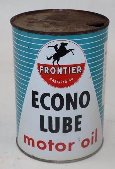 Frontier Econo Lube Metal 1 Quart Oil Can (1 of 4)