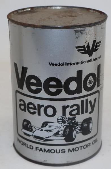 Veedol Aero Rally Metal 1 Quart Oil Can (1 of 4)