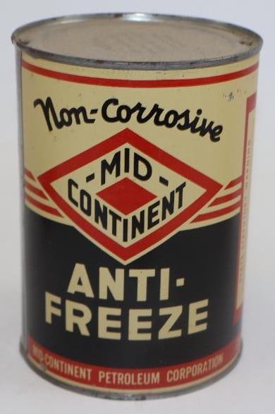Mid-continent Non-Corrosive Antifreeze Metal 1 Quart Oil Can (1 of 4)