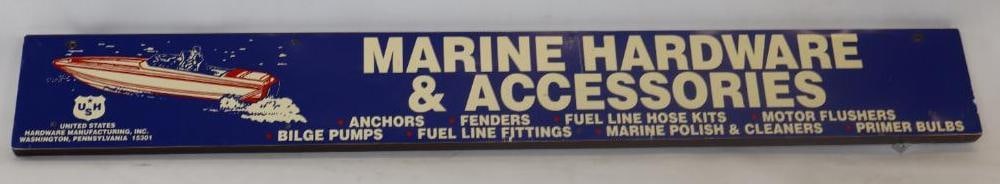 Marine Hardware and Accessories Advertising Rack Topper Display Sign (1 of 5)