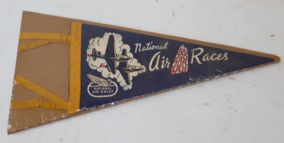 National Air Race Advertising Felt Pennant (1 of 2)