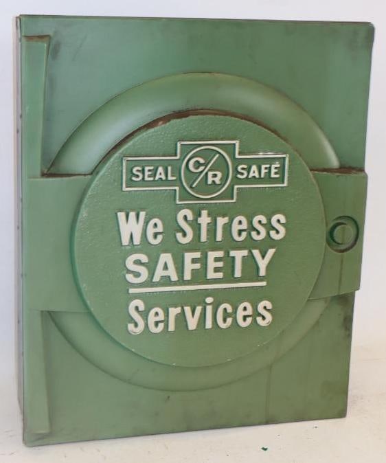 C/R Seal Safe We Stress Safety Services Advertising Display Cabinet (1 of 3)