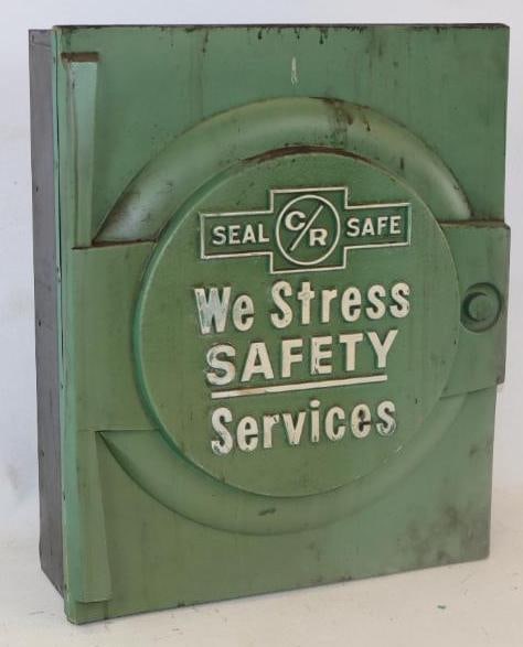 C/R Seal Safe We Stress Safety Services Advertising Display Cabinet (1 of 3)