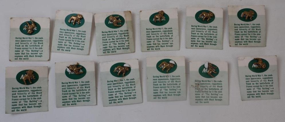 Group of 12 Mack Truck Lapel Pin Badges (1 of 4)
