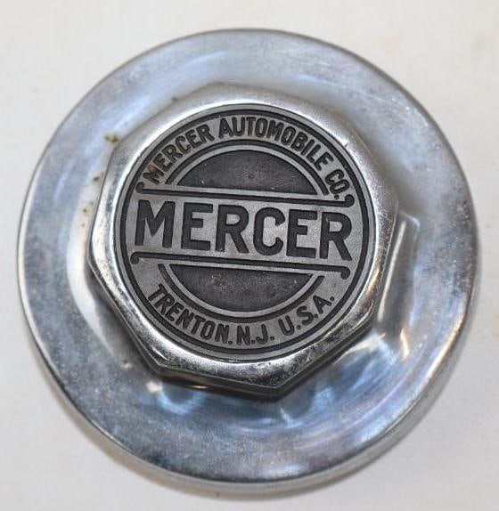 Mercer Automobile Co. Threaded Automobile Hubcap (1 of 2)