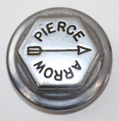 Pierce Arrow Motor Car Co. Threaded Automobile Hubcap (1 of 2)