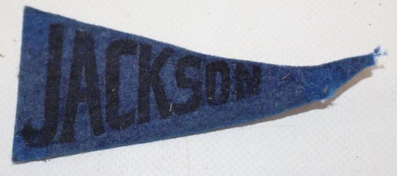 Jackson Motor Car Co. Felt Pennant: 4" x 2"