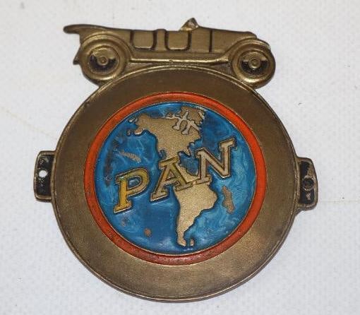 1919-21 Brass Pan Radiator Emblem Badge (1 of 2)