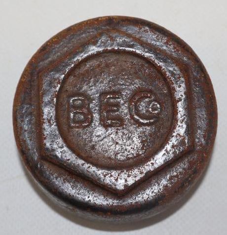 BE Co. Threaded Automobile Hubcap (1 of 2)