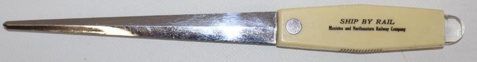 Manistee And North Eastern Railway Letter Opener And Magnifying Glass (1 of 3)