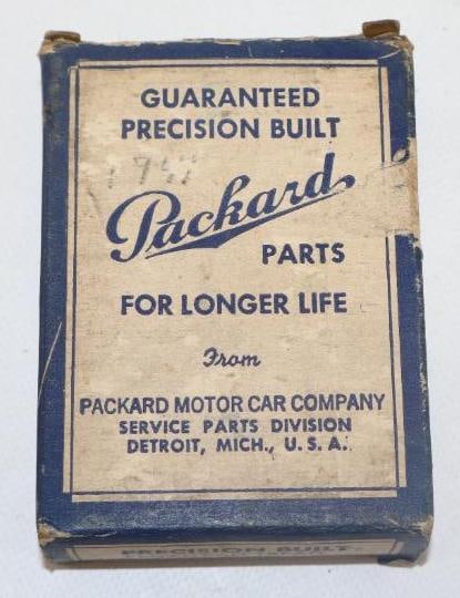 1947 Packard Peddle Pad Tread In Original Box: 4" x 3" x1"