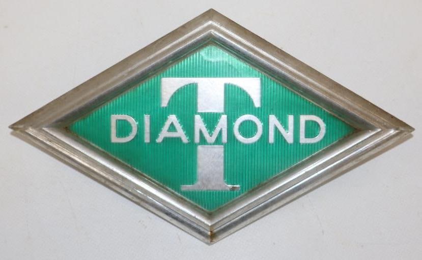Diamond T Truck Emblem Badge: 8.50" x 5"