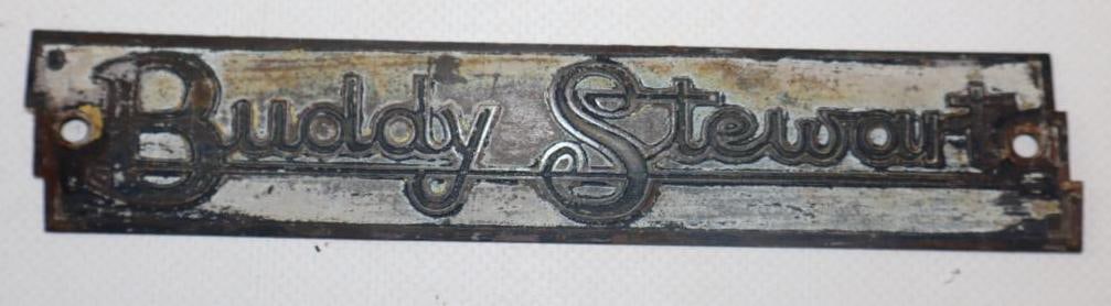 Brass Buddy Steward Truck Name Plate Emblem Badge (1 of 2)