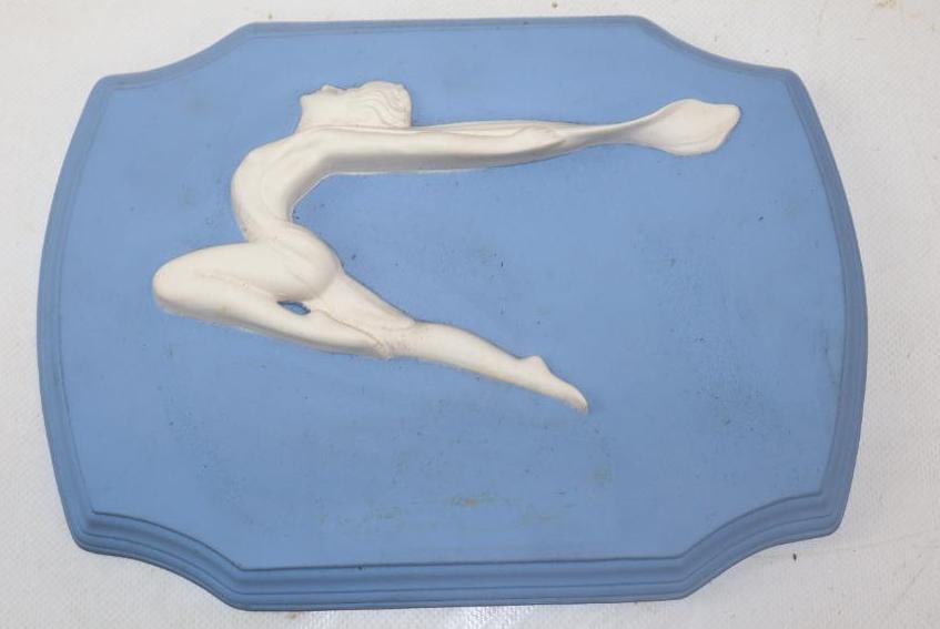 1920's Styled Buick Ceramic Wall Plaque: 9" x 6.50" x 1" made in the 80's