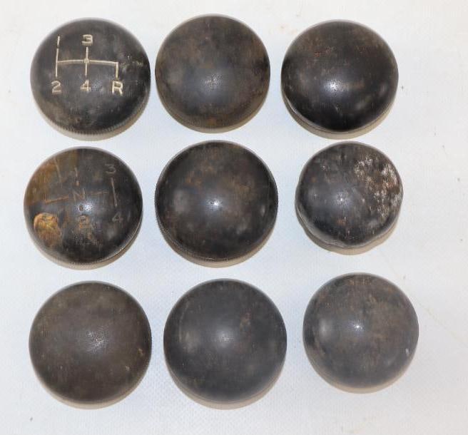 Group of 9 Bakelite Automotive Shift Knobs (1 of 4)