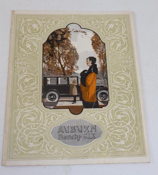 1922 Auburn Beauty /6 Sales Brochure Pamphlet Book: 7.75" x 10"