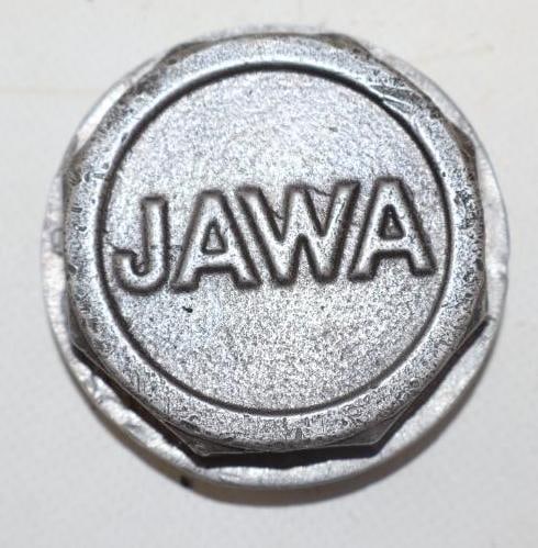Jawa Motorcycle/Sidecar Threaded Hubcap (1 of 2)