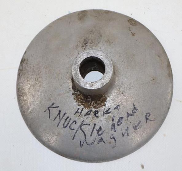 Harley Davidson Knucklehead Motor Co Motorcycle/Sidecar Hubcap (1 of 2)