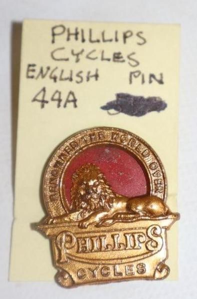 Phillips Cycles Motorcycles Advertising Pin Back Badge (1 of 2)