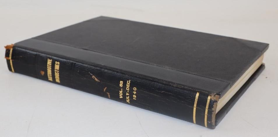 Automotive Industries Volume 88 1940 The Automobile Reference Book (1 of 3)