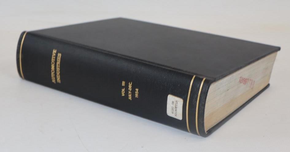 Automotive Industries Volume 111 1954 The Automobile Reference Book (1 of 3)