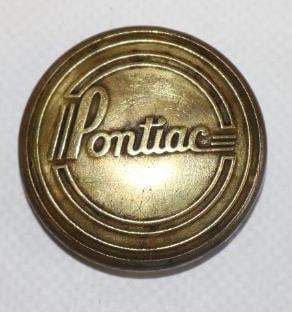 1930's Pontiac Embossed Horn Button (1 of 2)