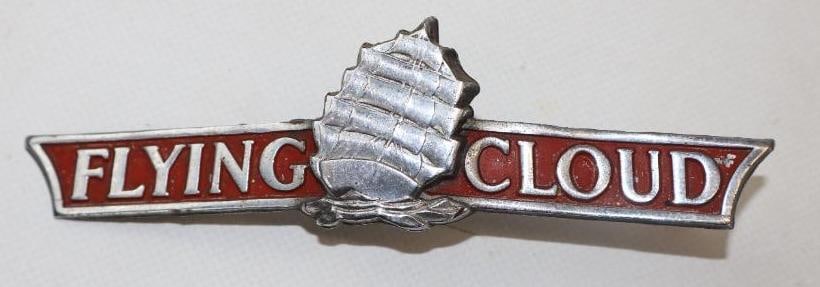 1936 REO Flying Cloud Radiator Grill Emblem (1 of 2)