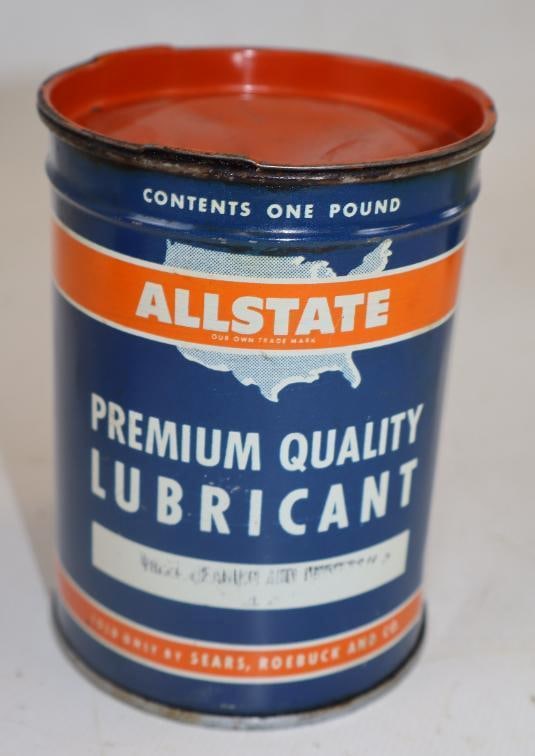 ALLSTATE PREMIUM QUALITY ONE POUND GREASE CAN. (1 of 2)