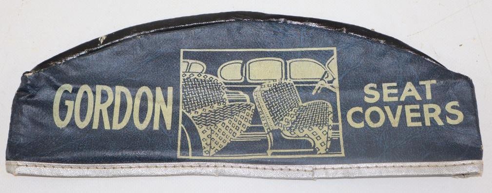 GORDON SEAT COVERS ADVERTISING SERVICE STATION ATTENDANTS CAP. (1 of 2)