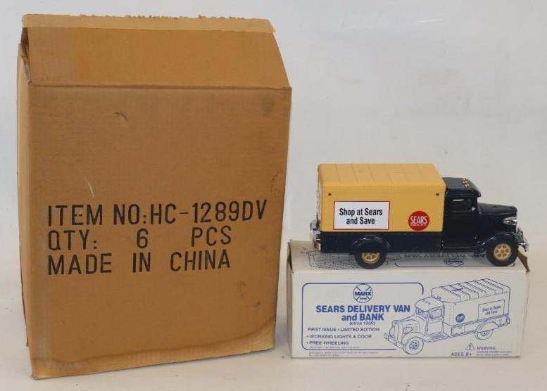 Group of 7 NOS Marx Sears Delivery Van and Bank Trucks (1 of 4)
