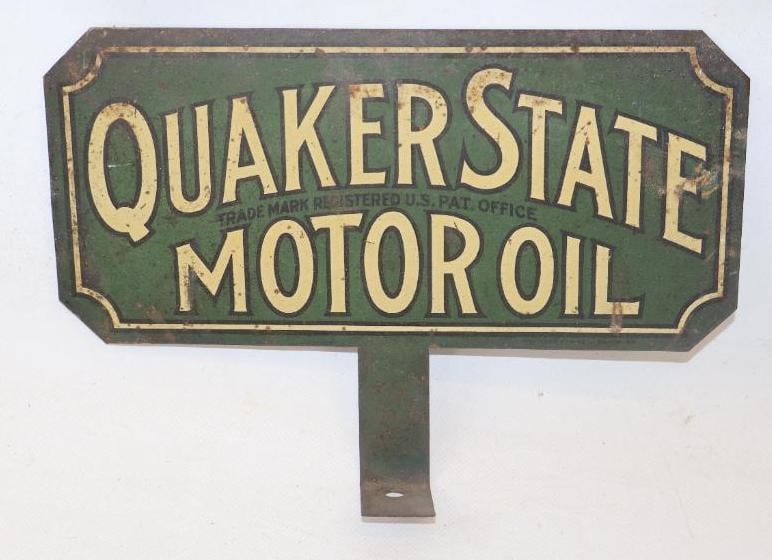 Double Sided Quaker State Motor Oil Lubester (1 of 2)