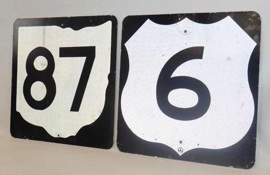 Group of 2 US 6 And Ohio 87 State Route Signs (1 of 4)