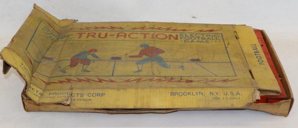 Tudor Metal Tru-Action Electric Football Games in Original Box (1 of 3)
