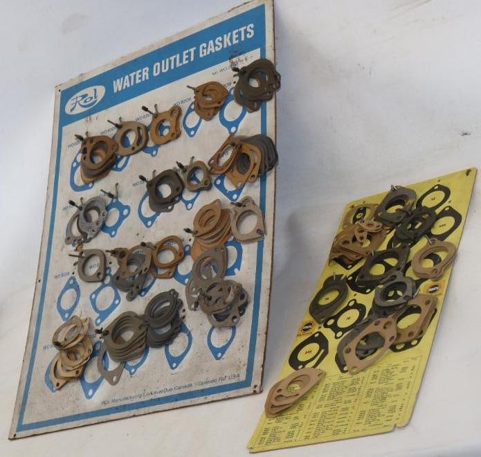 Group of 2 Gasket Advertising Display Sign Racks (1 of 3)