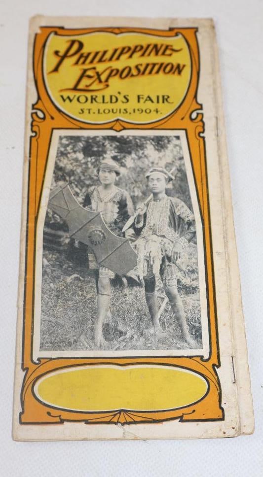 1904 Worlds Fair St. Louis Philippine Exposition Pamphlet Brochure (1 of 6)