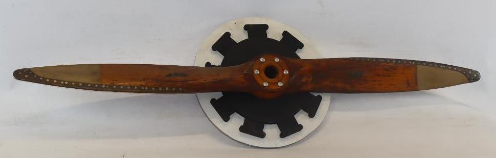 SB Sensenich Wooden Airplane Propeller w/ Brass Modeling (1 of 9)