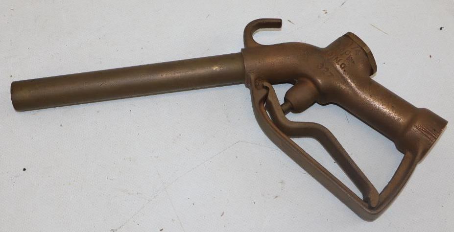 Brass OPW Early Gas Pump Nozzle (1 of 3)