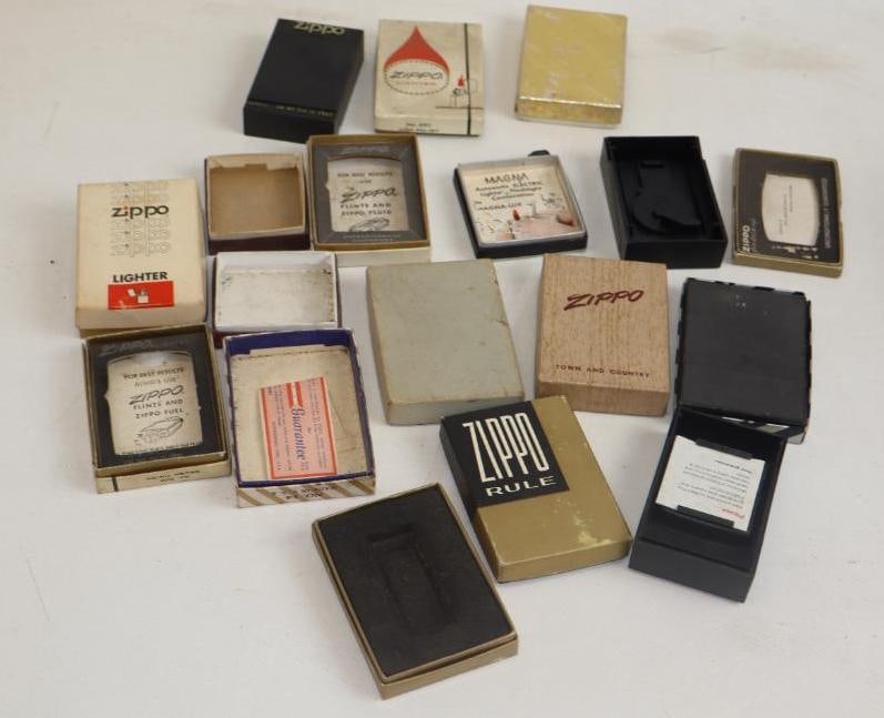 Group of 17 Zippo And Park Lighters In Original Boxes (1 of 8)