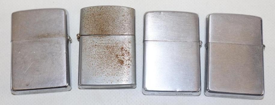 Group of 4 Zippo And Zippo Style Lighters (1 of 2)