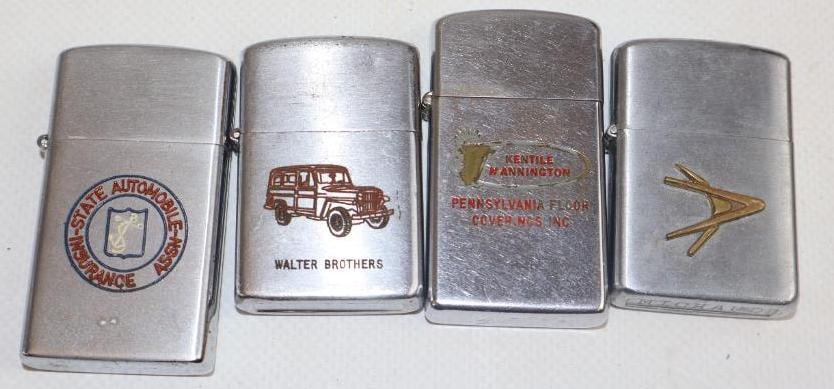 Group of 4 Zippo And Zippo Style Lighters (1 of 5)