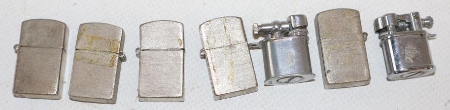 Group of 7 Zippo Style Lighters (1 of 4)